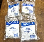 Lot Of 4 Sets Sloan Flush Valve Handles & Assembly B-50-A Repair Kit For B-32-A. Fixed Price $49.99.