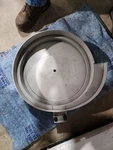 Large Heavy Coated Feeder Rotary Centrifuge Bowl Sorter Separator 20' Od Bottom. Fixed Price $2995.00.