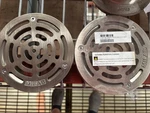 Mifab 6-1 Round Nickel Bronze Floor Drain Strainer 6". Fixed Price $74.88.