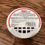 Oatey In. Round Snap-in White Pvc Shower Drain 43565. Fixed Price $6.00.