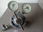 Matheson 8-350 Double Gauge Pneumatic Regulator. Fixed Price $28.00.