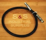 Aeroquip FC410-04, 36" Long Hydraulic Line. 5000 Psi, 7/16-20 Used. Fixed Price $16.62.
