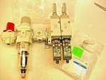 Smc Air Supply, AW40-N04C-Z-A, X2 Omron D4N-9B31,VHS40-N04B-Z, Brackets, & More,. Fixed Price $125.00.