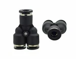10 X 1/4" Od Union Y One Touch Quick Connect Push Air Tube Fitting. Fixed Price $38.18.