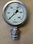 Noshok N24094 Gauge 316 Stainless Steel Tube & Socket 0-2000PSI. Fixed Price $60.00.