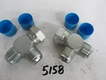 2 Weatherhead Fittings Tee C-5706-16 Flare 1" New. Fixed Price $59.00.