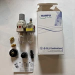 Nanpu AC2010-02NPT Air Filter Regulator Lubricator Frl Combo Gauge. Fixed Price $22.99.