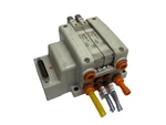 Smc VV5QC21-02N9FD2 Pneumatic Manifold 2-STATION W/ D-sub Connector. Fixed Price $107.99.