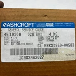 Ashcroft 45-1010-A-02B-60 Pressure Gauge 0-60PSI 4-1/2" Dial General Service. Fixed Price $52.55.