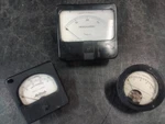 Lot Of Three (3) Microamperes Meters Simpson Motorola Western Electric. Fixed Price $45.00.