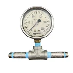 Ashcroft 1008 0-200 Psi Pressure Gauge Pipe Tee Fitting Assembly Manifold Used. Fixed Price $14.99.