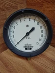 1/2" Helicoid Pressure Gauge 0-15 Psi Bottom 1/4 Npt Bronze Tube, Brass Socket. Fixed Price $60.00.