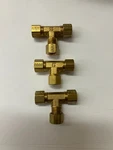 Parker 6ET6-B 3/8" A-lok Brass Union Tee. Fixed Price $6.00.