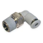 Norgren Swivel Elbow, 1/4 In Tube Size, Polybutylene, White, 10 Pk M02470605. Fixed Price $38.22.