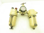 Norgren L12/F12 Pneumatic Inline Air Prep Oil Lubricator Filter Regulator 1/4". Fixed Price $59.99.