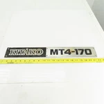 Kitako MT4-170 21" X 2-3/4" Aluminum Machine Name Legend Plate. Fixed Price $19.57.