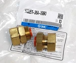 X Smc KQ2E11-36A Fitting, Bulkhead Connector, 3/8 In, Tube Size, Male, Npt Thr. Fixed Price $15.00.